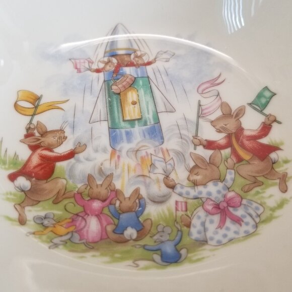 Bunnykins Children’s 3-Pcs Dish Set Bone China Royal Doulton England Collectable - Picture 15 of 16